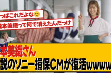 瀧本美織 伝説のソニー損保CMが復活ｗｗｗｗｗ【瀧本美織】【ネットの反応】