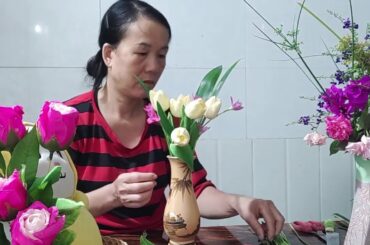 TRƯƠNG THANH TV | Mẹo cắm hoa đồng nội đơn giản mà tinh tế
