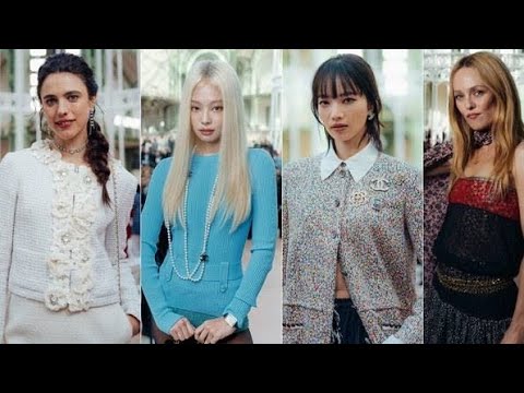 BLACKPINKジェニー、小松菜奈らがパリで開催されたシャネルのショーに出席