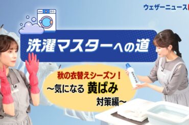【洗濯マスターへの道】秋の衣替えシーズン 〜気になる黄ばみ対策編〜 2024.10.04