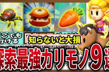 【知恵かり】探索特化のカリモノ９選！超便利すぎてヌルゲー化！【ゼルダの伝説知恵のかりもの】