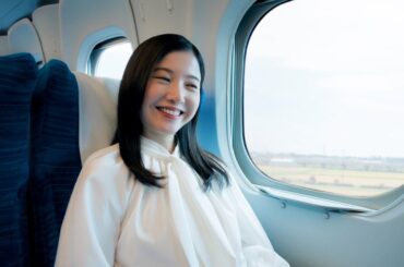 吉高由里子出演！東海道新幹線60周年記念CM　懐かしの写真と映像で思いを紡ぐ