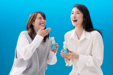 広瀬アリス、天海祐希に褒められ照れ「ますますお綺麗になられて～！」　約5年ぶり共演＆CM初共演に笑顔　「キリンおいしい免疫ケア」新TVCM『健康を守る発明品』篇