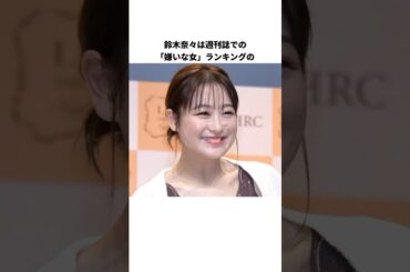 鈴木奈々「度が越したウ◯さ？」に関する雑学　#芸能人