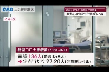【大分】新型コロナ感染者数　依然“流行”続く