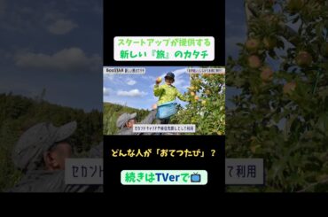 【#BooSTAR】どんな人が「おてつたび」？ #スタートアップ #起業 #旅 #旅行 #永岡里菜 #入山章栄 #弘中綾香 #テレビ朝日