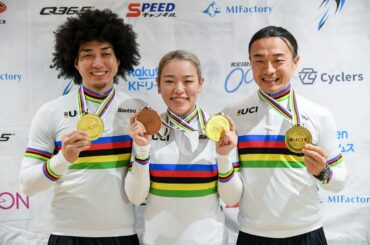 アルカンシェル3名が誕生したトラック世界選手権　選手達の喜びの声 - トラック世界選手権2024　日本代表記者会見 | cyclowired