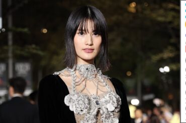 橋本愛、胸元に蝶がデザインされた黒のドレス姿で魅了／東京国際映画祭レッドカーペット