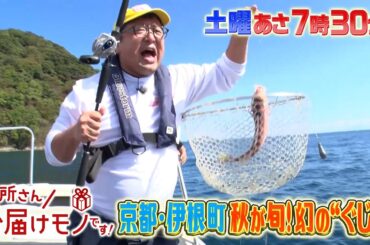 『所さんお届けモノです!』11/9(土) チャンカワイが幻の“ぐじ”をお届け!! 京都･伊根町わが町自慢グルメ！【TBS】
