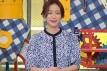 ＜新井恵理那＞ヒョウ柄パンツがアクセント　シューズで甘さもプラス