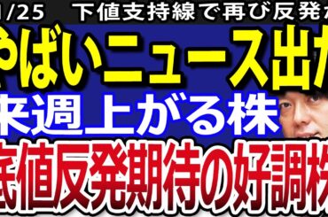 日本の経済金融を揺るがすヤバいニュース出た！来週注目の日本株４選