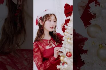 大人なサンタで、女子会へ行こう♡菅野結以が着るレッドワンピースサンタ🔔🎀#菅野結以 #クリスマス #サンタコス #サンタ #ピンクサンタ #jewels #コスプレ #ワンピース