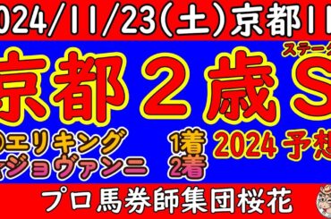 京都２歳ステークス2024レース予想！2戦2勝エリキング登場！未勝利を圧勝したサラコスティや野路菊ステークスで迫ったジョヴァンニとの再戦！その他にも新馬で強かったウォータークラークなど好メンバー揃う！