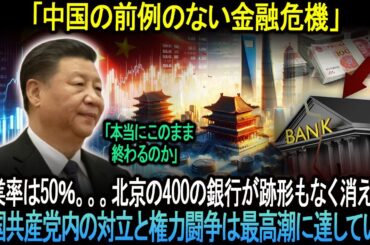 400の銀行が同時に破綻し、北京を惨事に陥れた。 。 。たった一夜で6億人が手ぶらに… 中国全土で暴動が勃発するのは時間の問題だった。