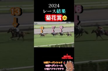 【菊花賞2024】レース結果🎯 12/13週馬券的中🎯#競馬 #神回  #レース結果 #アーバンシック  #ルメール #天皇賞秋 #リバティアイランド  #shorts