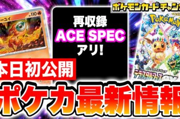 【本日初公開】新カード＆嬉しい再収録のカードなど「テラスタルフェスex」の注目カードを紹介！【ポケカ/ポケモンカード】