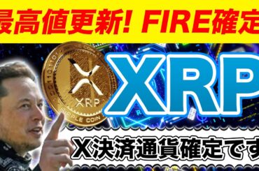 【XRP爆上げ】イーロンがリップル買収？X決済はほぼ確実💯XRPは１２月〇〇倍に！