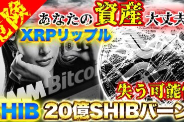【仮想通貨危険】リップル爆上がり中！あなたの資産大丈夫ですか？仮想通貨バブルで資産を失う可能性！？SHIBは合計20億SHIBトークンをバーン！