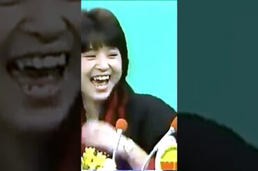 若さ爆発！笑っていいとも 松田聖子 素顔が可愛すぎる～😂 #昭和歌謡 #松田聖子 #聖子ちゃんファンの人と繋がりたい #タモリ