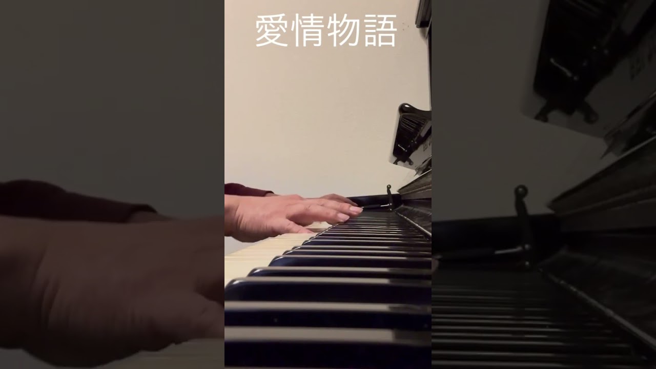 愛情物語 #原田知世 #ピアノ