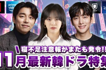 またも寝不足注意…11月に日本で配信&韓国で放送の最新韓ドラ特集🍁【あらすじ/キャスト紹介】