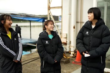 江口のりこ、好きな人の前ではデレデレ！？矢吹奈子＆山之内すずに聞かれニヤリ　『ボートレース だれもが躍動するスポーツ』第12話「私たちの躍動篇」