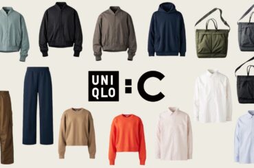 【UNIQLO:C】25春夏! 最高ボマージャケット! メンズ継続! 完売バッグ改良! 〇〇期待!  新ブロードシャツ.スウェット! 大人気コラボ最新情報! 先行発売品紹介【ユニクロシー2025SS】