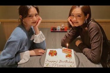桐谷美玲　親友・河北麻友子の誕生日　お祝い2S反響「尊い」「みれまゆ癒し」「ステキな友情」