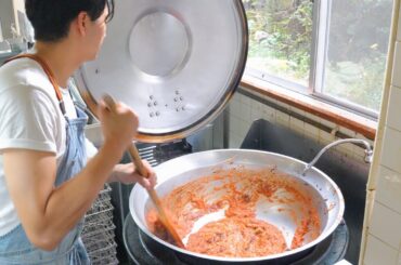 Incredibly delicious dinner at a Japanese student dormitory cafeteria! japanese food