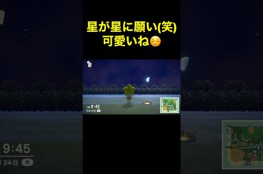 【星が星に願う(笑)あつ森#127】#shorts#switch#あつ森#あつまれどうぶつの森#ゲーム