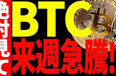 【仮想通貨】ビットコインが来週爆上げ濃厚⁉︎最新の注目ポイントを徹底共有！