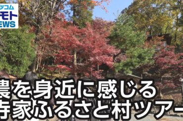 農を身近に感じる 寺家ふるさと村ツアー【地モトNEWS】2024/12/9放送