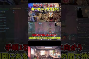 【スロリバ完全攻略】キーマレックス協力ダンジョンこれしたらダメ！ #shorts #スローンアンドリバティ #throneandliberty