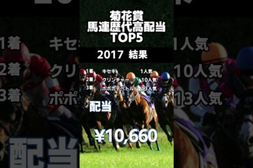 【馬券データ】菊花賞　馬連歴代高配当BEST5 #菊花賞