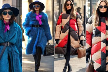 Winter Street Fashion from Milan, December 2024. Stunning street style trends worn by Italians