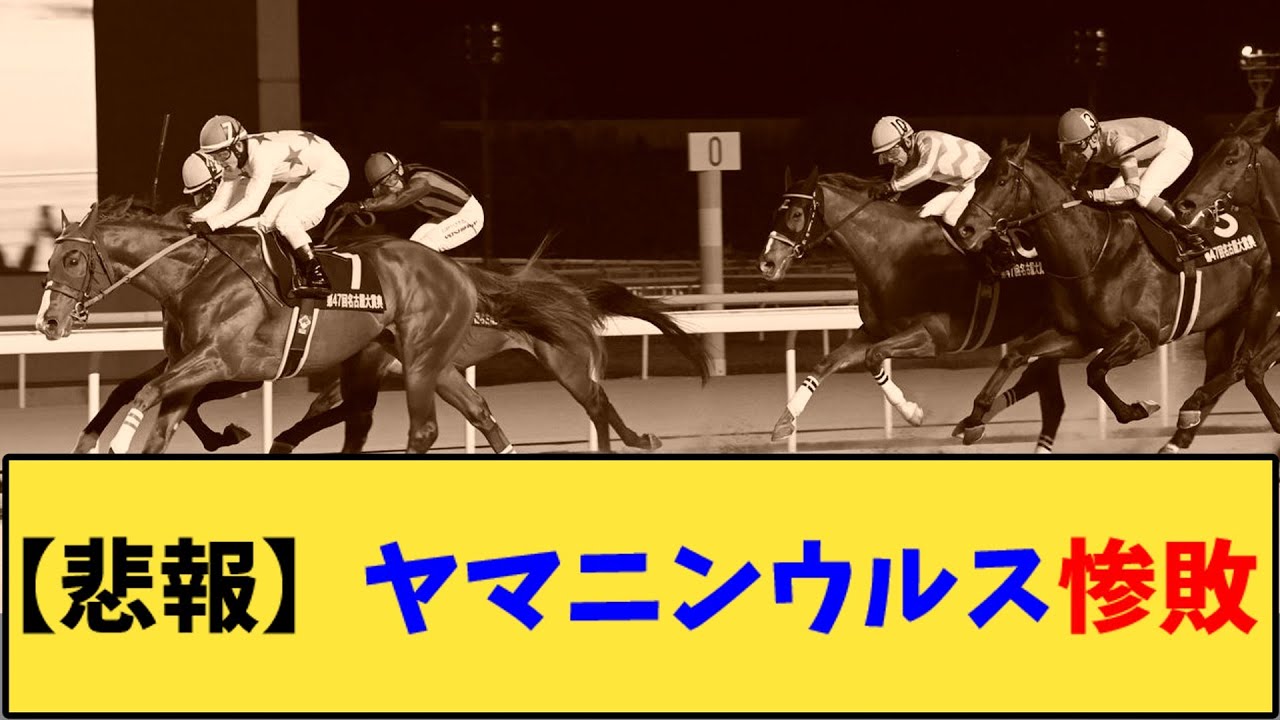 【競馬】「【悲報】ヤマニンウルス、名古屋大賞典は惨敗…」に対する反応【反応集】