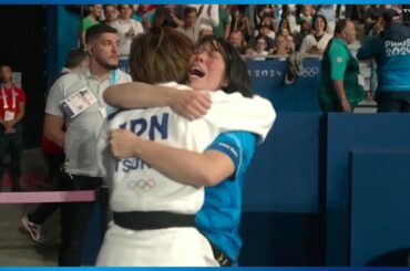 【柔道女子】角田夏実 金メダル第1号！今井コーチと涙の抱擁 遅咲きの柔道家がついに掴んだ頂の景色 ｜パリオリンピック 柔道女子48キロ級決勝