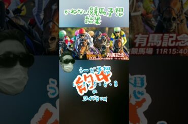 かねない競馬予想【有馬記念】結果