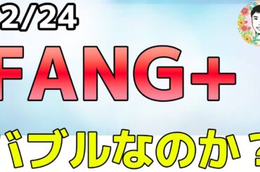 FANG+はバブルなのか⁉実は○○よりも安い！【12/24 米国株ニュース】