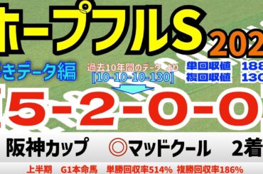 【ホープフルステークス2024】　導きデータ編　過去10年間のデータから導かれた馬とは！【データ傾向】【競馬予想】