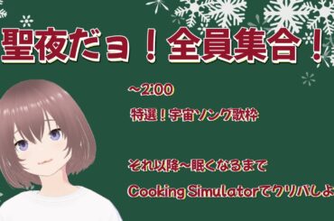 【＃歌枠】聖夜なので宇宙に行きたい！ ＃新人Vtuber