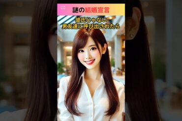 謎の結婚宣言