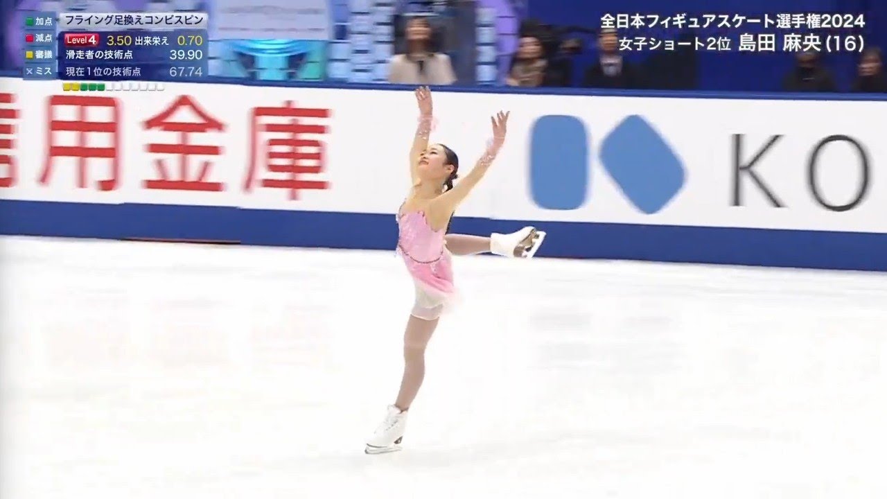 Mao Shimada 島田麻央 2024 Japanese Nationals FS