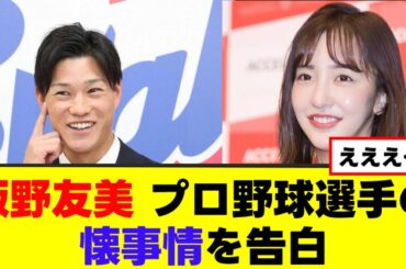 板野友美 プロ野球選手の懐事情を告白