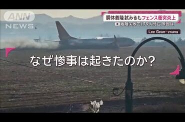 事故直前の乗客「鳥が翼に…」機内から遺言　韓国機の着陸失敗179人死亡2人生存(2024年12月29日)