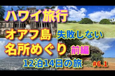 【ハワイおすすめの名所①】ハワイ オアフ島名所めぐりツアー 前編 タンタラスの丘 カメハメハ大王像 モアナルアガーデン バランスロック  12泊14日 #6.1