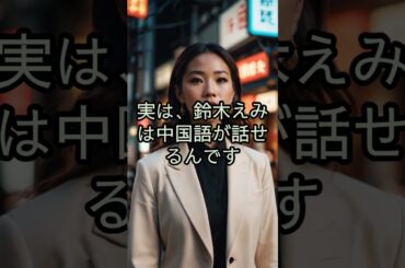 ずんだもんと学ぶ、鈴木えみさんの雑学　#雑学