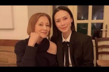 夏木マリ、中谷美紀とウィーンで念願の対面！密着２ショに歓喜の声「神々しい」「美女おふたり」