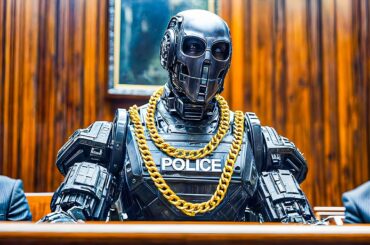 【映画紹介】未来的な世界で、警察ロボットが人間のような知能を獲得し、システムに対抗するため犯罪者たちと共闘する。