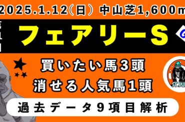 【フェアリーステークス2025】過去データ9項目解析!!買いたい馬3頭と消せる人気馬1頭について(競馬予想)